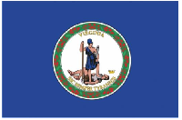 Флаг штата Виргиния (США) 90х135 см