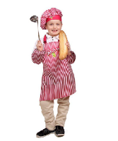 Фартук Латте детский с регулятором лямки, с полной запечаткой Фартук Латте детский с регулятором лямки, с полной запечаткой