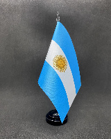 Настольный флажок Аргентины 15х22 см