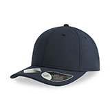 Бейсболка SKYE, 6 клиньев, 100 % переработанный фактурный полиэстер, липучка, темно-синий