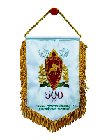 Вымпел мягкий вышитый с бахромой, 15х22 см Вымпел мягкий вышитый с бахромой, 15х22 см