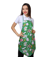 Фартук Аппетит Корнер с фигурным низом, с полной запечаткой Фартук Аппетит Корнер с фигурным низом, с полной запечаткой