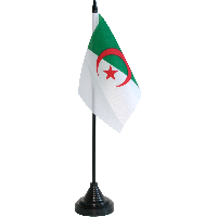 Настольный флажок Алжира 15х22 см