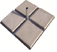 Основание для флагштока Виндер под плитку 40х40 см