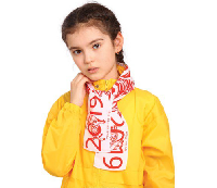 Шарф однослойный детский 10х100 см, с полной запечаткой Шарф однослойный детский 10х100 см, с полной запечаткой