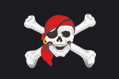 Флаг Веселый Роджер 100х150 см