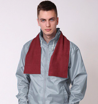 Шарф флисовый однослойный взрослый 15х100 см, однотонный Шарф флисовый однослойный взрослый 15х100 см, однотонный