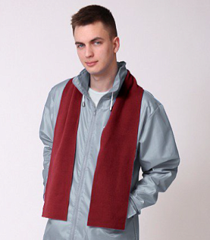 Шарф флисовый однослойный взрослый 15х150 см, однотонный Шарф флисовый однослойный взрослый 15х150 см, однотонный