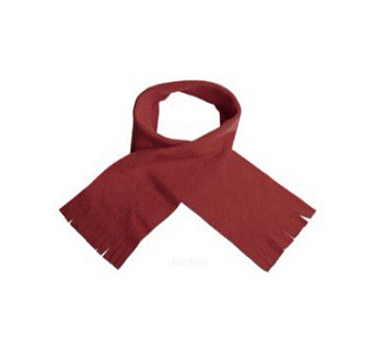 Шарф флисовый однослойный детский 10х90 см, однотонный Шарф флисовый однослойный детский 10х90 см, однотонный