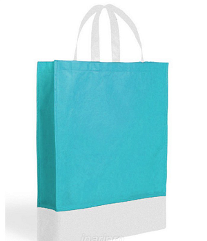 Сумка из спанбонда Бокс-комби объемная 40х50х10 см, комбинированная